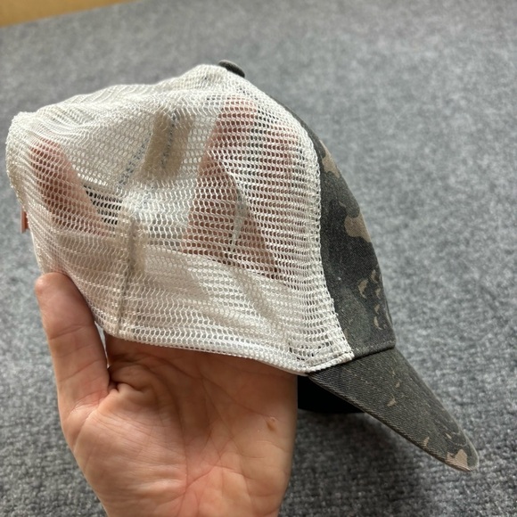 SIMMS Camo American flag Fish Trucker Baseball Cap SnapBack Hat One Size fits - Picture 4 of 8